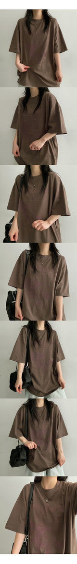 ローズショートスリーブドtシャツ