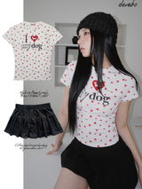 マイラブパピーラブリーショートスリーブTシャツ