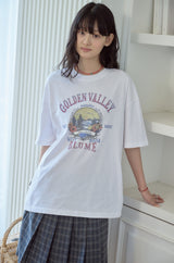 26SS★ バレーガーデンホワイト半袖Tシャツ