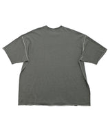 VINTAGE P. DYEING CUT-OUT 1/2 BOX TEE (Khaki)