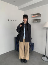 ガエンベーシックコットンストレートパンツ