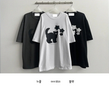TUMI STAR キャットオーバーフィットショートスリーブTシャツ