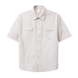 LMN アンダースUティップナイロン半袖シャツ (4 colors)