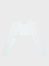 Cotton Cropped Top_White
