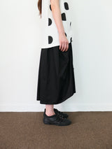 ephy wrinkle banding skirt