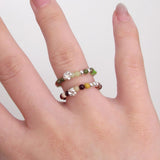 [CCNMADE] Kingstone Plumeria Ring (7color)