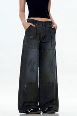 Paint Splatter Logger Cargo Pants