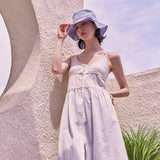 VA Stud Frill Bucket Hat / Sky