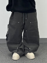 peach double-knee big work pants