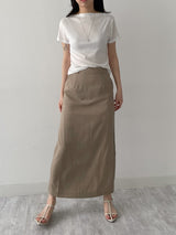 Rivet Stripe H-Line Skirt