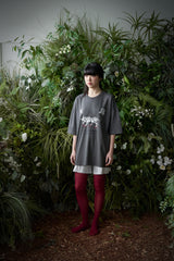 MU-WI PRT.ボックス 1/2 Tシャツ (Charcoal)