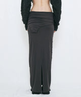 2WAY BUTTON MAXI SKIRT