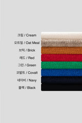 LMN マイルクロップオーバーサイズフィットVネックニットウェア (8 colors)