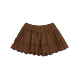 BOHO パンチングシャーリングスカート