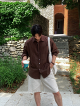  Cool Summer Premium Linen Overfit Shirt