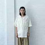 Pointed Flap Wide Short Sleeve
