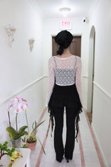 Chiffon frill sleeveless (2color)