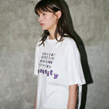 Alphabet Serenity Tee White