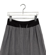 Bibelte Jacquard Frill Banding Midi Skirt