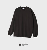 ルックローガンズスピマプレミアムコットンカットリベッドロングスリーブTシャツ