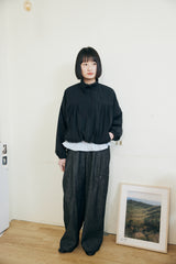 Layered frill T-shirt  / Peach