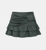 Miel Wrap Frill Mini Skirt