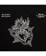 アーカイブハートTシャツ-BLACK