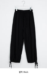 Rooney Linen String Wide Harem Pants