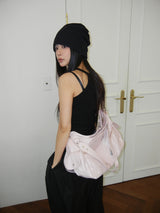 Vintage Wide Multi-Pocket Leather Shoulder Bag