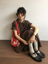 ウォルナットシャツワンピース (2oclor)
