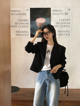 [BELLIDE MADE] Classic mood, single midi jacket blazer
