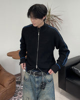 Leaf lip button long sleeve