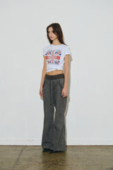 ag cotton pants (dark grey)