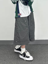 nylon rivet carpenter shorts