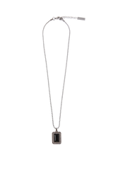 Black antique stone necklace