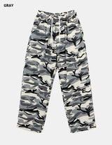 Camouflage Wide String Pants
