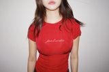 レッドダイヤモンドスリム半袖Tシャツ 2