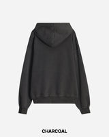 ブランクチェックエンブロイダリーフーディー