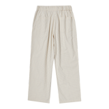 25SS ストライプセットアップルーズフィットパンツ アイボリー
