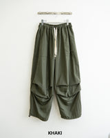 Ded Pintuck Nylon Pants
