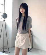 ピグメント クロップ ハーフ ティーシャツ [ファイブカラー]
