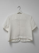 Bebe Tweed Short Sleeve Jacket