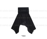 SHEER WRAP UNBALANCE SKIRT
