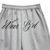 Girls フロントレタリングバミューダパンツ
