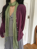 Suzu Linen Long Scarf - 100% Linen