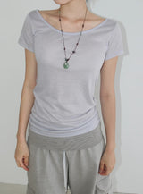 LUCA BOAT-NECK TEE