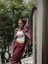 Air Pigment Loose Fit Checkered Shirt