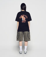 26SS べアドール ハグ ブラウン ラインフレンズショートスリーブTシャツ
