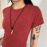 Robuck Basic Round Short Sleeve T-Shirt