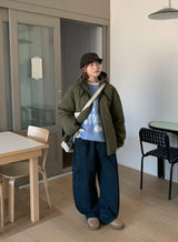 [unisex] Belcott Two-Way Quilting Hood Padding Jumper